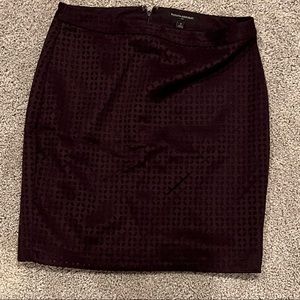 Banana Republic skirt with laser cut details